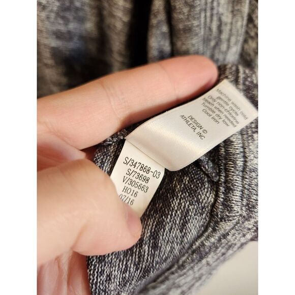 Athleta‎ Post Gray Wrap Open Front Cardigan Womens Medium - Picture 4 of 8